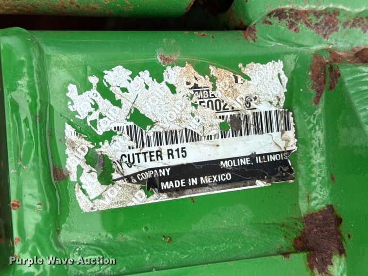 image for item DO2385 John Deere R15 batwing rotary mower