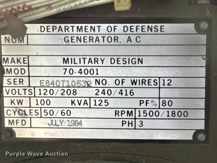 image for item DO2394 Stevens MFG CO 353M64 generator