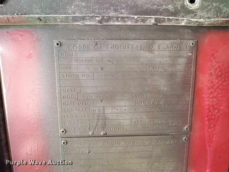 image for item DP5045 Pacific Mercury Electronics Inc PM 59-010-1 generator