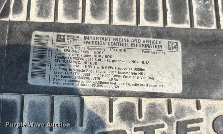 image for item DU1346 2014 Chevrolet School bus