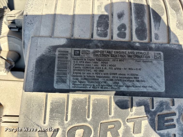 image for item DU1347 2014 Chevrolet school bus