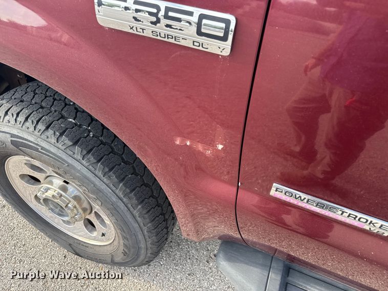 image for item DU3521 2006 Ford F350 Super Duty SuperCab utility bed pickup truck