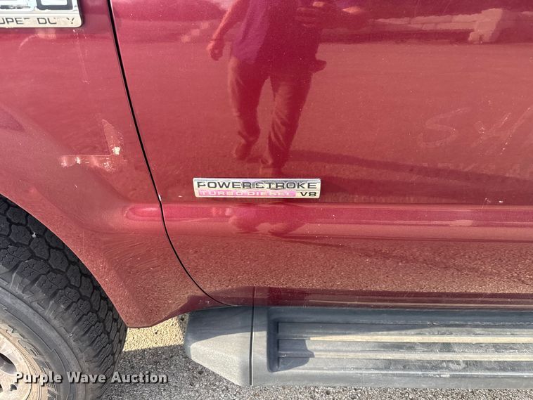 image for item DU3521 2006 Ford F350 Super Duty SuperCab utility bed pickup truck