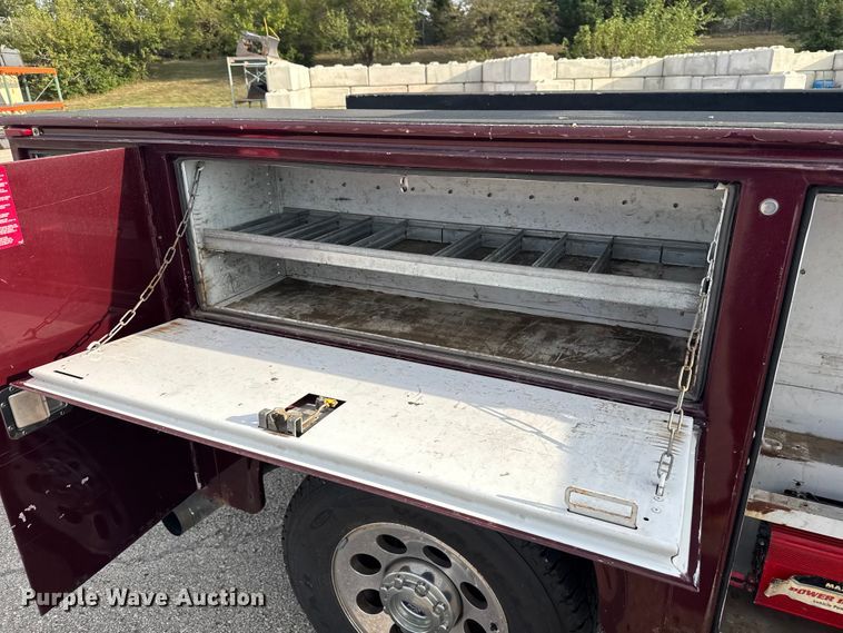 image for item DU3521 2006 Ford F350 Super Duty SuperCab utility bed pickup truck