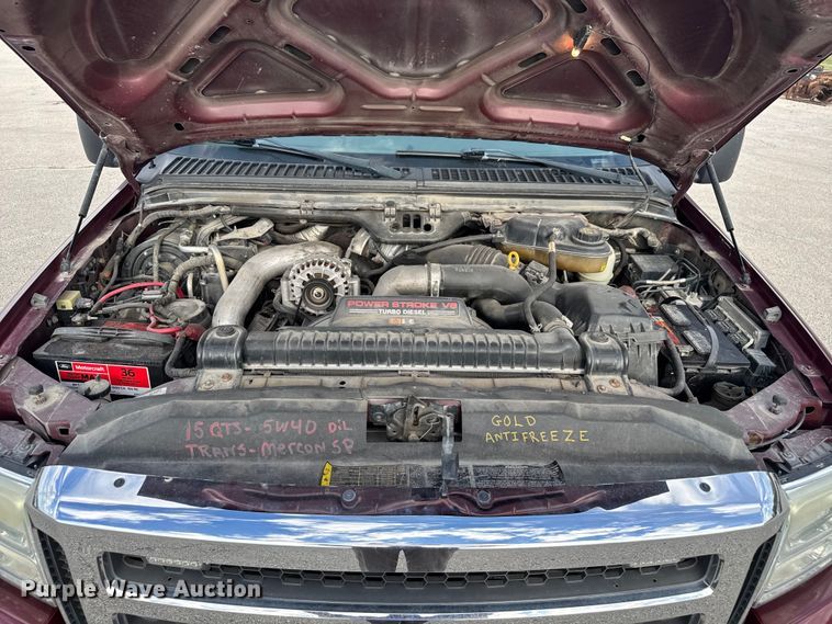 image for item DU3521 2006 Ford F350 Super Duty SuperCab utility bed pickup truck