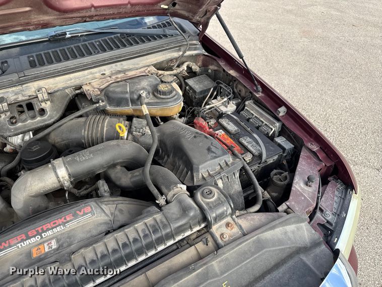 image for item DU3521 2006 Ford F350 Super Duty SuperCab utility bed pickup truck