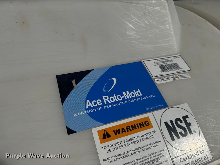 image for item DU3524 Ace Roto-Mold water tank