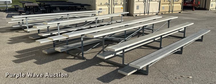 image for item DU3532 (4) bleacher sets
