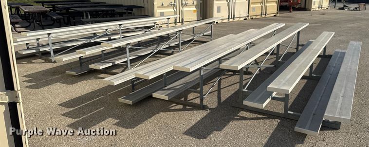 image for item DU3532 (4) bleacher sets