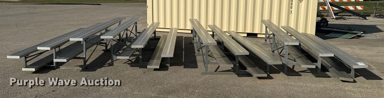 image for item DU3532 (4) bleacher sets