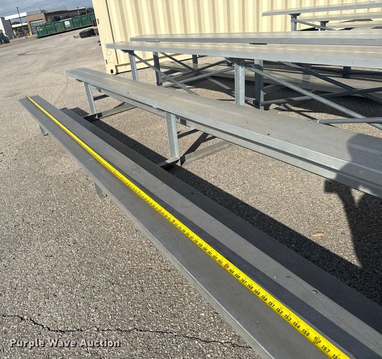 image for item DU3532 (4) bleacher sets