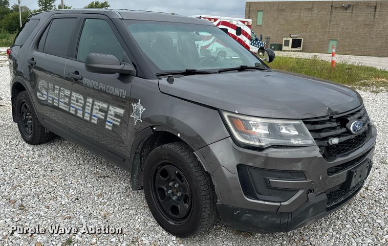 image for item DW3463 2017 Ford Explorer Police Interceptor SUV