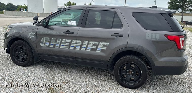 image for item DW3463 2017 Ford Explorer Police Interceptor SUV