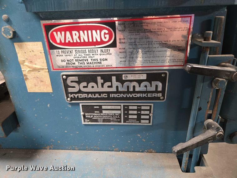 image for item DY1417 Scotchman 207 J7480 ironworker