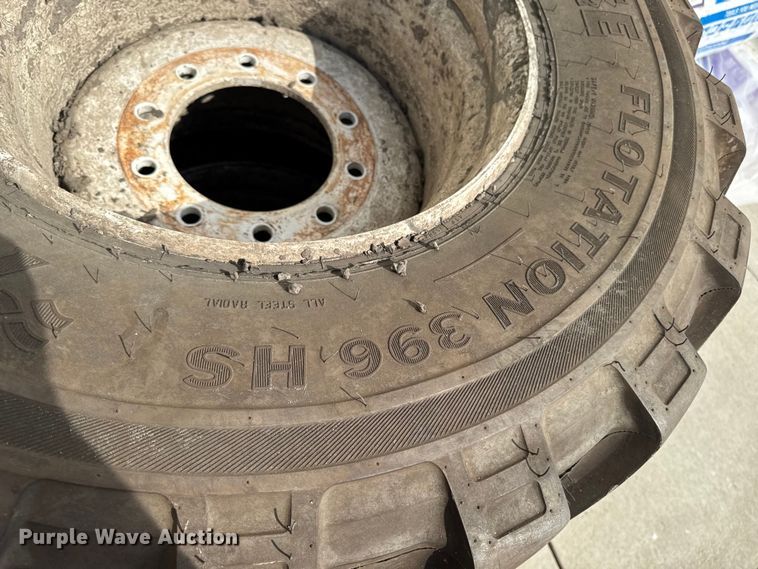 image for item EA1943 (2) Alliance Flotation 396HS flotation tires and wheels  