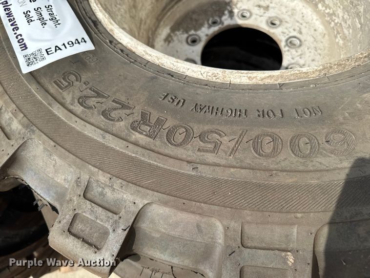 image for item EA1944 (2) Alliance Flotation 396HS flotation tires and wheels