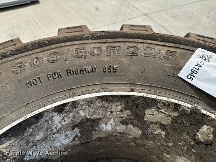 image for item EA1945 (2) Alliance Flotation 396HS flotation tires and wheels