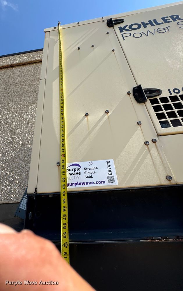 image for item EA7478 2014 Kohler Power Systems 100RE0ZJF generator