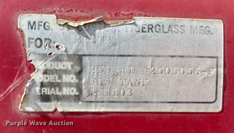 image for item EA7480 Mertz FRP foam tank