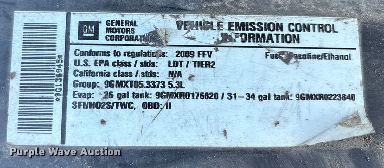 image for item EA7481 2009 Chevrolet Silverado 1500 Crew Cab pickup truck