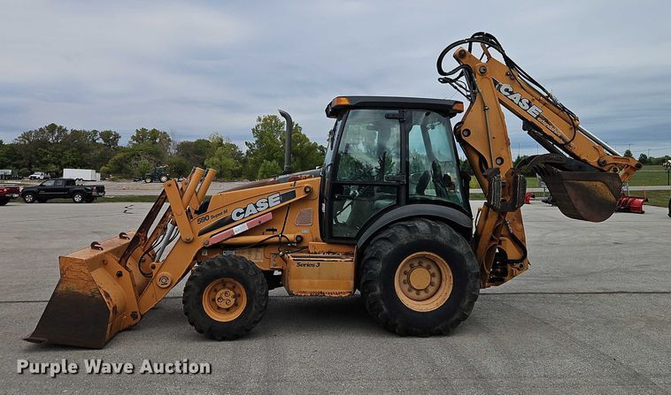 image for item EB8376 2008 Case 590 Super M Series 3 backhoe