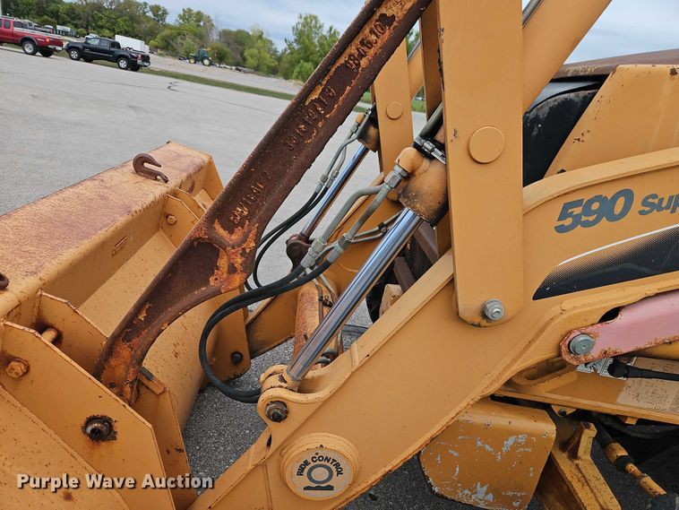 image for item EB8376 2008 Case 590 Super M Series 3 backhoe
