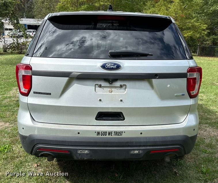 image for item ED2271 2017 Ford Explorer Police Interceptor SUV