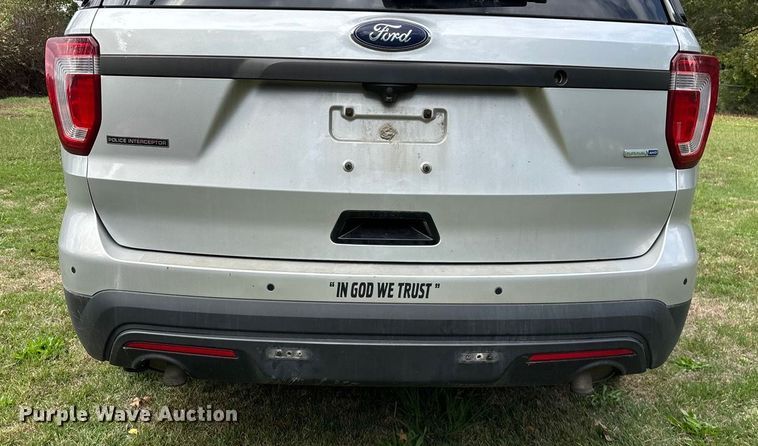 image for item ED2271 2017 Ford Explorer Police Interceptor SUV