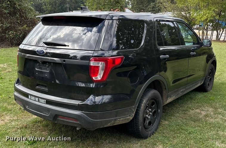 image for item ED2272 2019 Ford Explorer Police Interceptor SUV