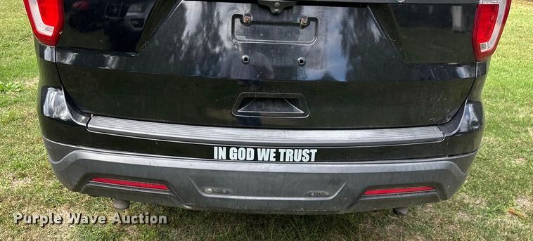 image for item ED2272 2019 Ford Explorer Police Interceptor SUV