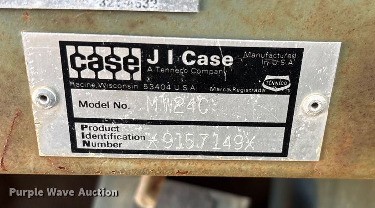 image for item ED2285 1984 Case MW24C wheel loader