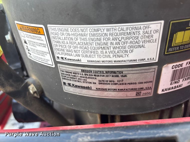 image for item EH7530 2017 Land Pride ZT360 ZTR lawn mower