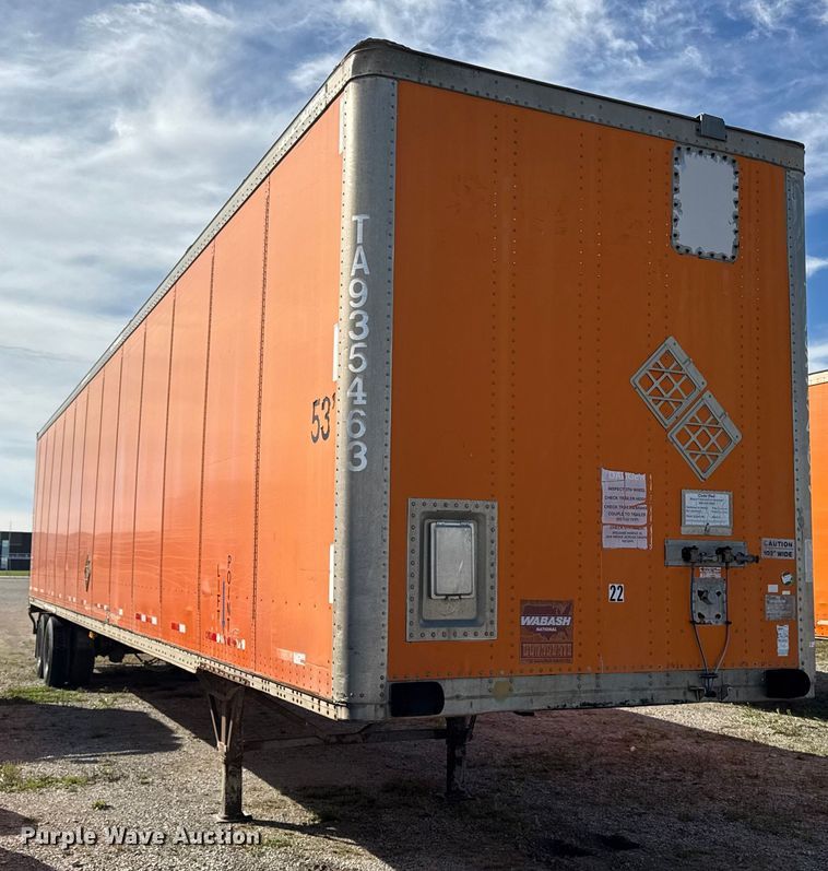 image for item EM2384 2003 Wabash dry van trailer