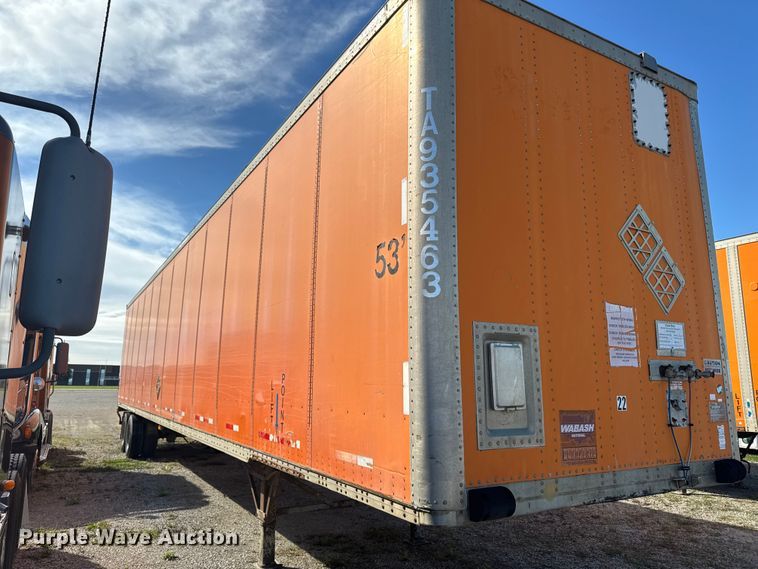 image for item EM2384 2003 Wabash dry van trailer