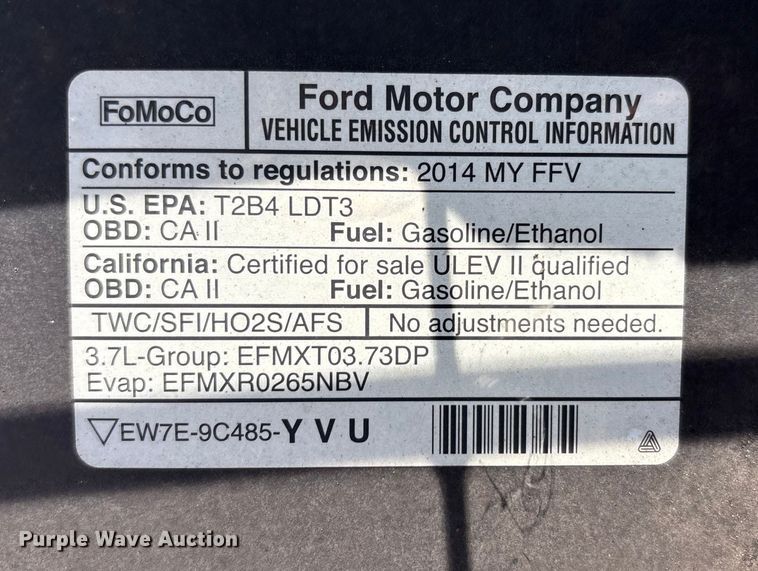 image for item EM6058 2014 Ford F150 pickup truck