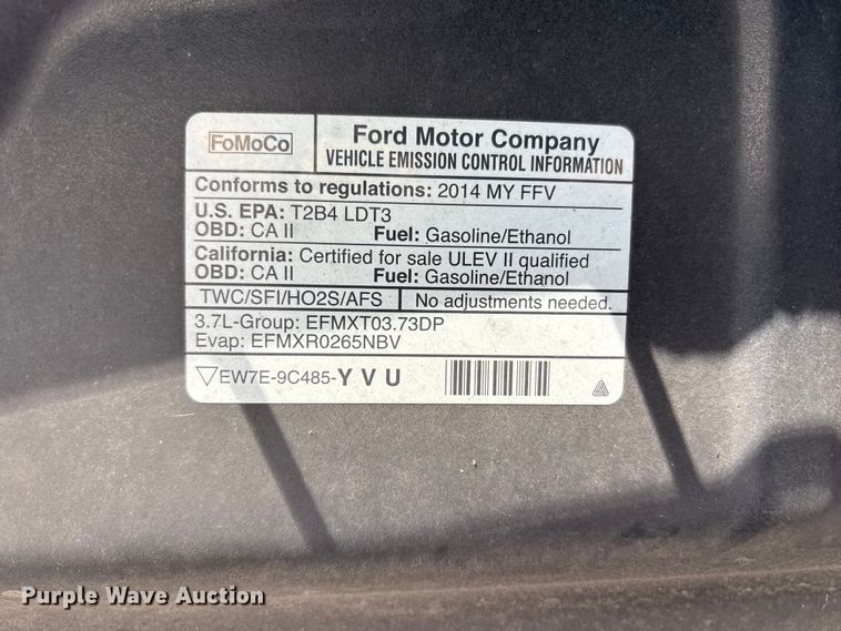 image for item EM6059 2014 Ford F150 pickup truck