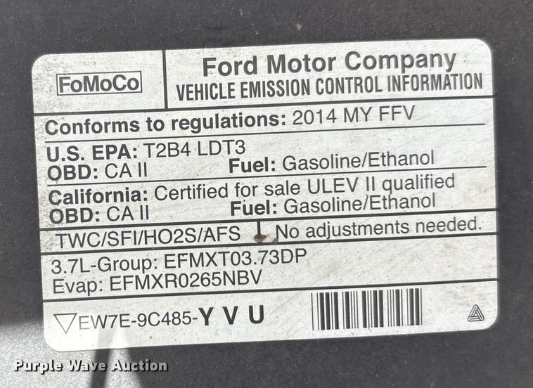 image for item EM6061 2014 Ford F150 pickup truck