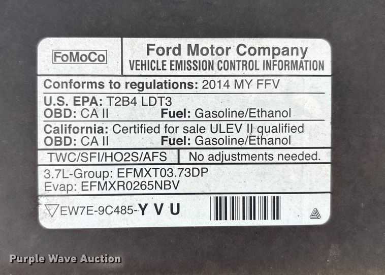 image for item EM6062 2014 Ford F150 pickup truck