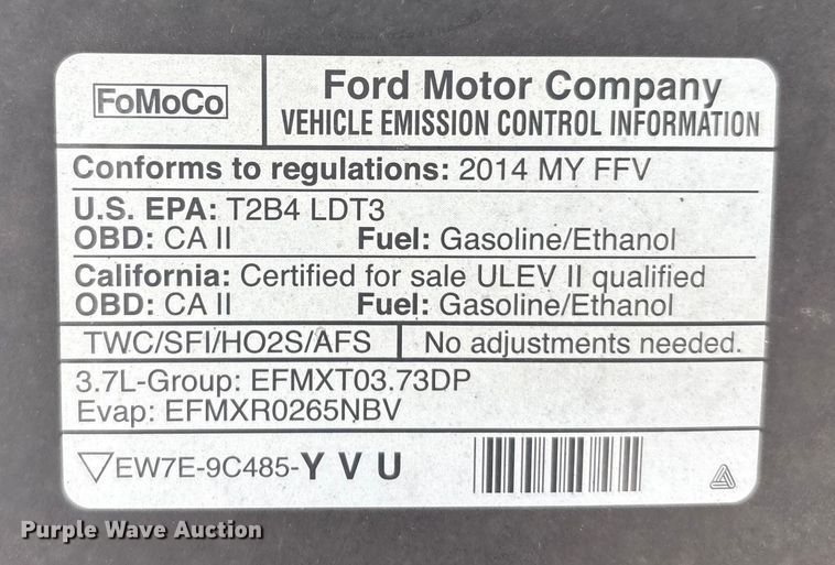 image for item EM6063 2014 Ford F150 pickup truck