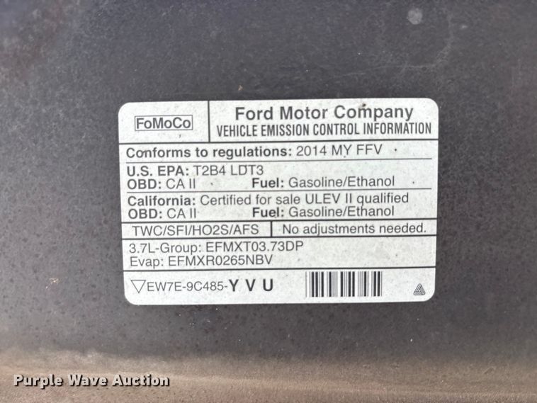 image for item EM6064 2014 Ford F150 pickup truck