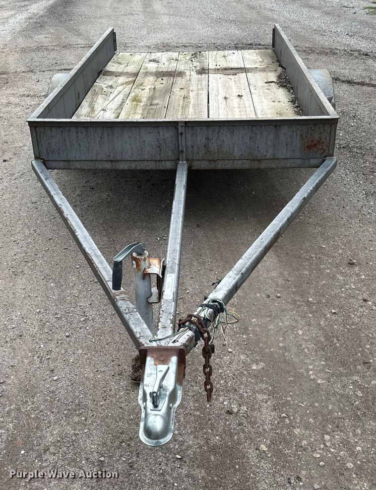 image for item EM8376 Shop built utility trailer