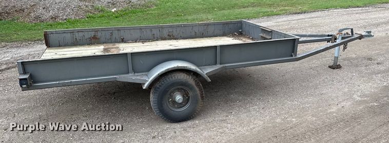 image for item EM8376 Shop built utility trailer