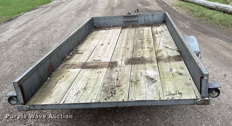 image for item EM8376 Shop built utility trailer