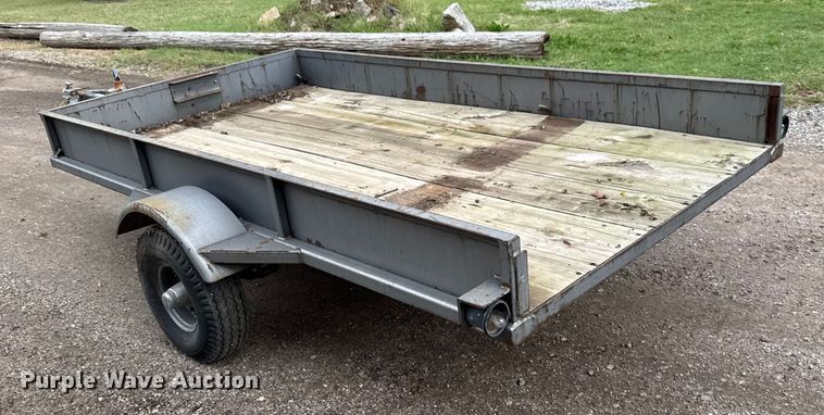 image for item EM8376 Shop built utility trailer