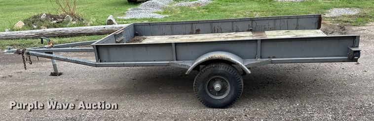 image for item EM8376 Shop built utility trailer