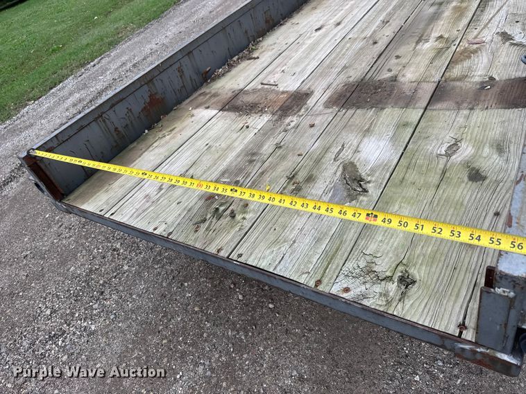 image for item EM8376 Shop built utility trailer