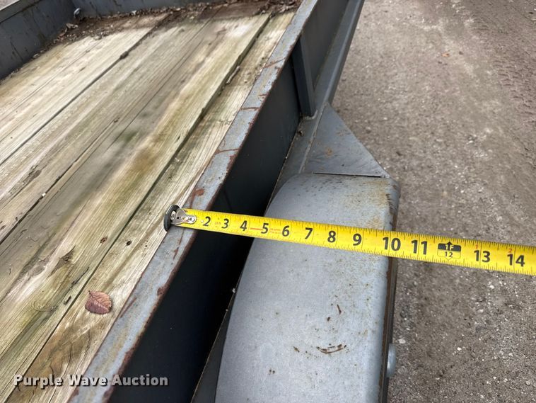 image for item EM8376 Shop built utility trailer