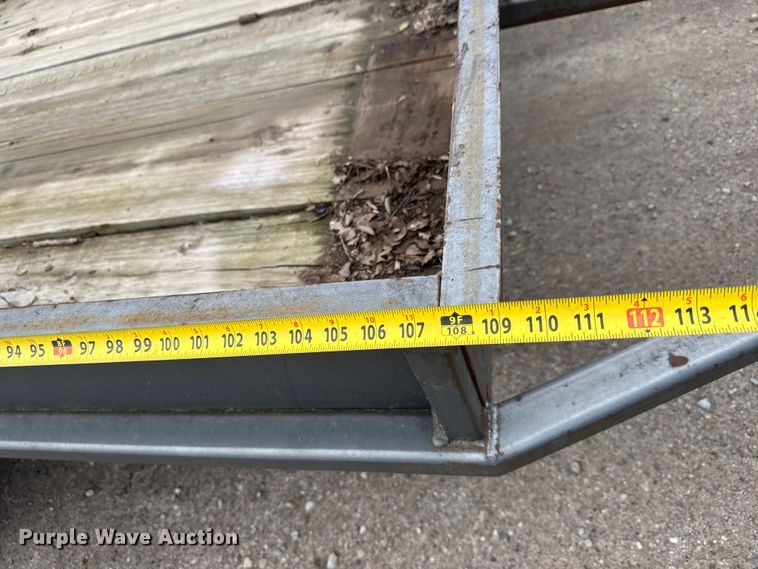 image for item EM8376 Shop built utility trailer