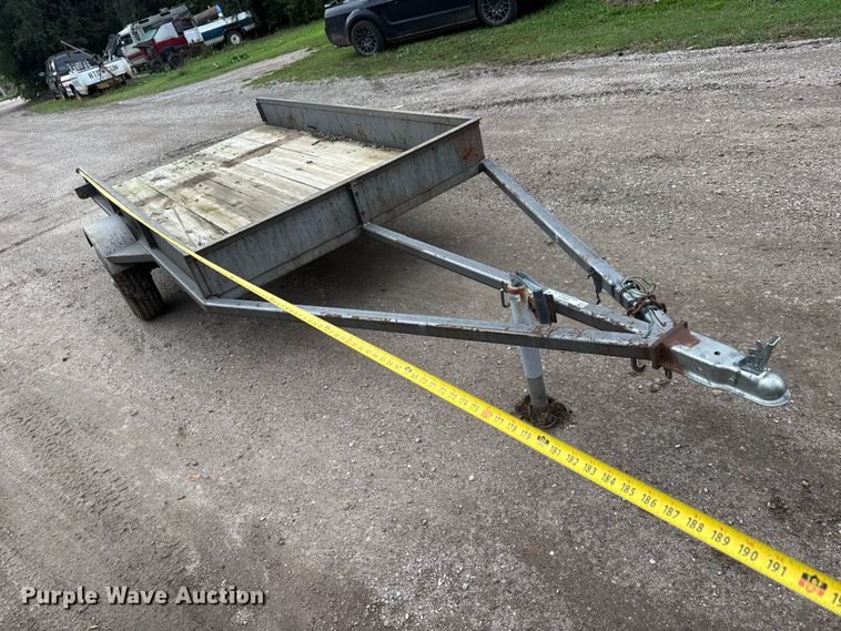image for item EM8376 Shop built utility trailer