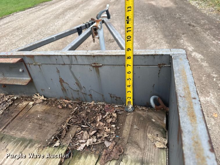 image for item EM8376 Shop built utility trailer